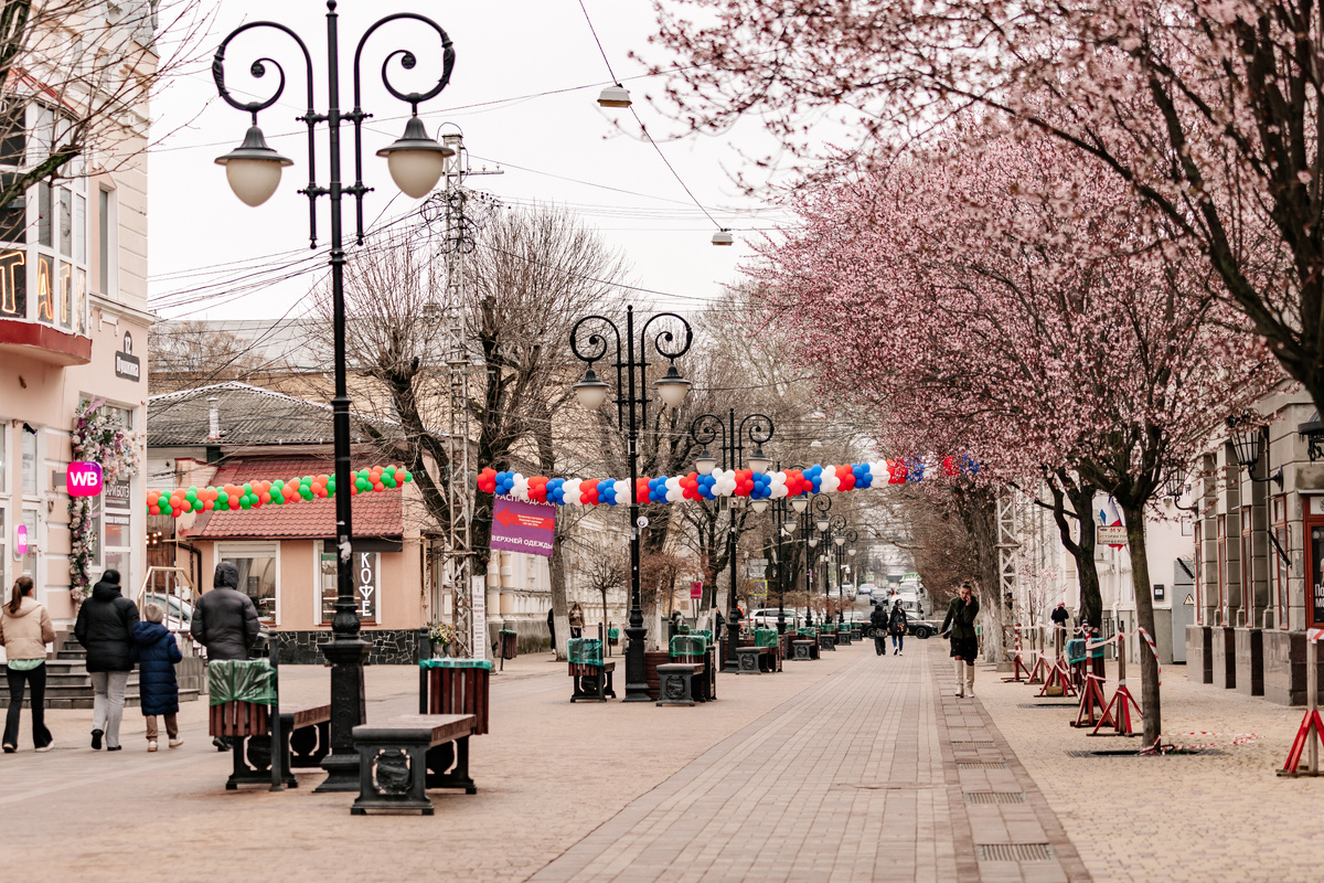 Улица Пушкина в Симферополе // Фото: Туристический портал Республики Крым, Ксения Гасица