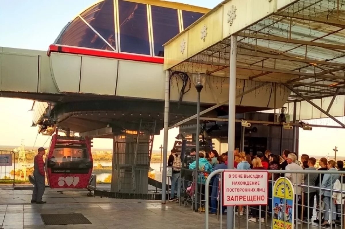    Почти 200 млн рублей направят на обслуживание нижегородской канатной дороги