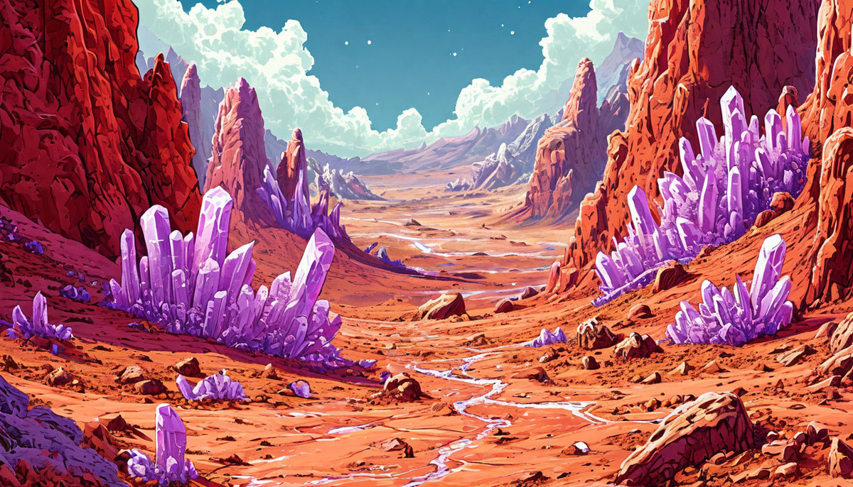 Кварц на Марсе