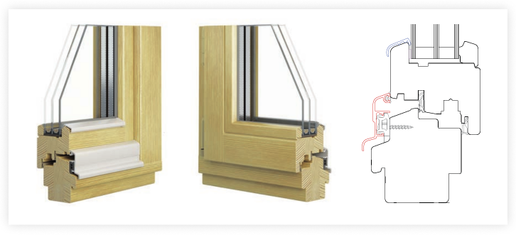 До склейки бруса дерево сушат, обрабатывают от сучков и трещин и покрывают водоотталкивающим клеем. Технология увеличивает прочность конструкции и сохраняет природные свойства