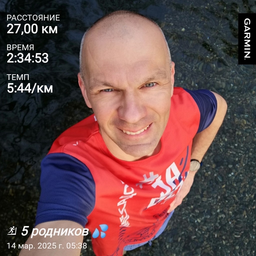 5 родников и 27 км. 