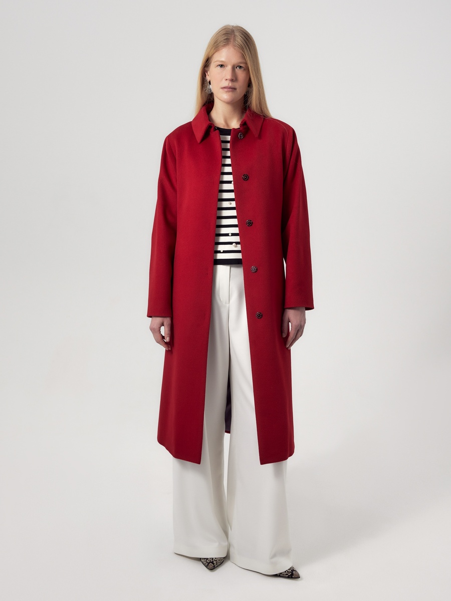 Демисезонное пальто из шерсти с мембраной (Артикул: 3014363p10014) на pompa.ru
