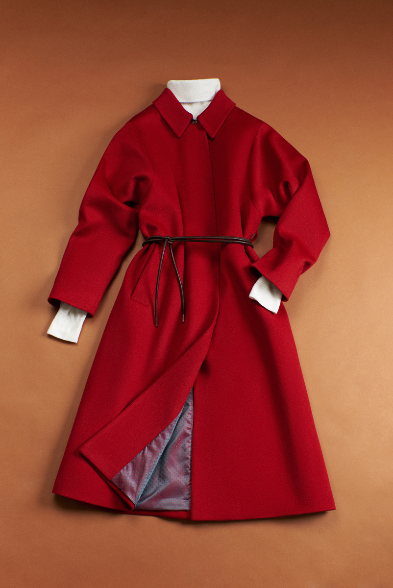 Демисезонное пальто из шерсти с мембраной (Артикул: 3014363p10014) на pompa.ru
