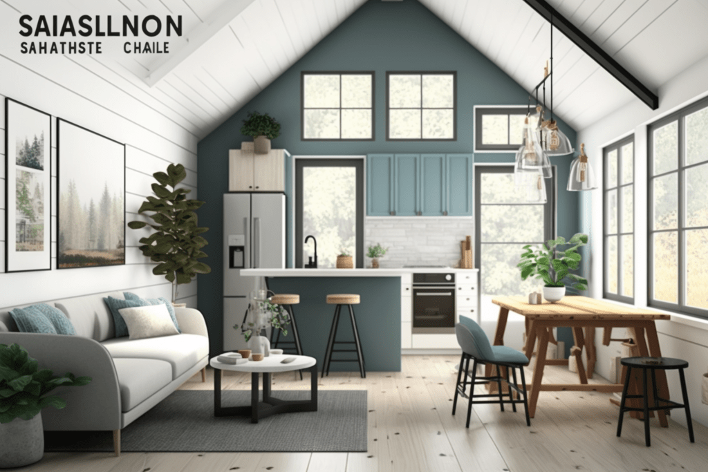    Коттедж в современном стиле экономии пространства Keri