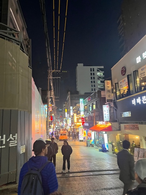 Прогулка по вечернему Сеулу