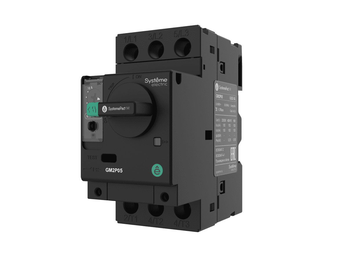Автоматический выключатель защиты электродвигателя SystemePact GM2