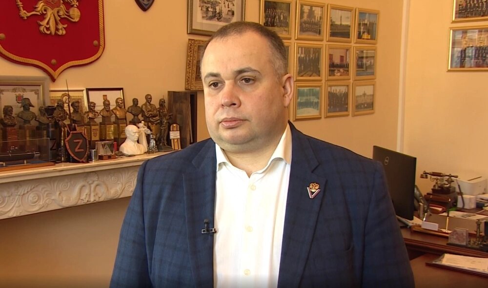    Константин Чебыкин. Фото: Администрация Санкт-Петербурга/ скриншот видео