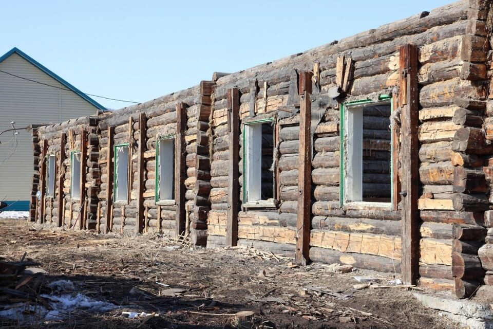    Ремонт школы в селе Малая Черга. Источник: altai-republic.ru