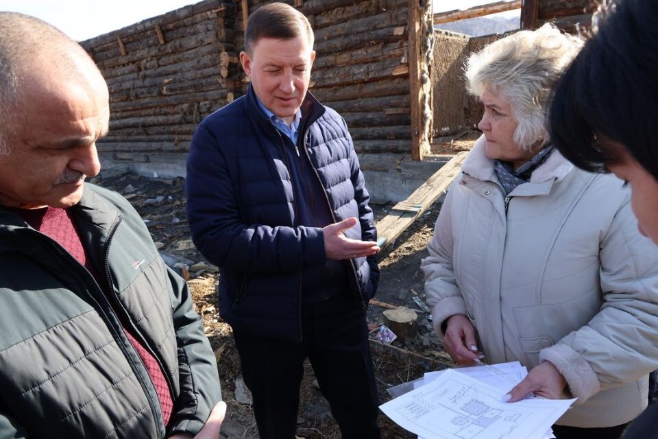    Ремонт школы в селе Малая Черга. Источник: altai-republic.ru