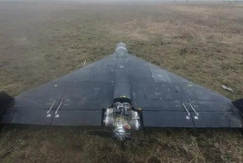 Упавший беспилотник. Фото с сайта vlast.kz