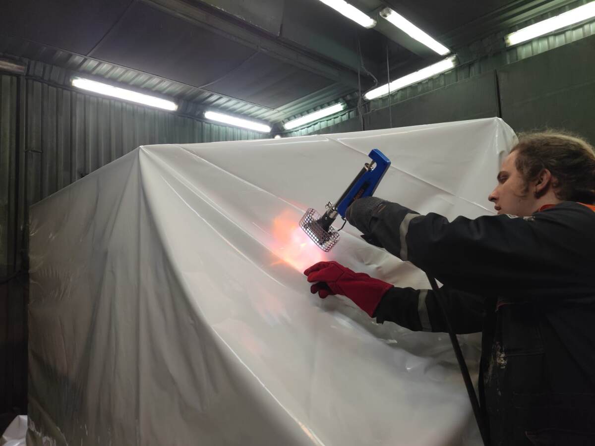 Использование горелки Heatgun