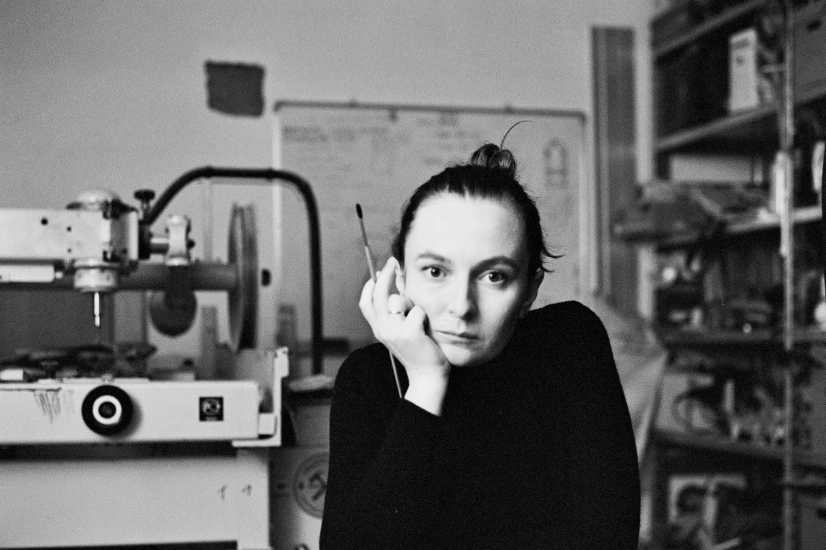 Художница Катя Кучерявенко в своей мастерской в Белгороде. Личный фотоархив Кати. Фото: Максим Кучерявенко.