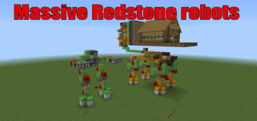 Карта на боевых роботов майнкрафт