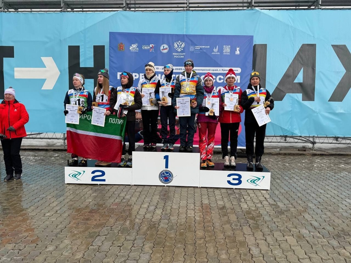    Югорчане выиграли смешанную эстафету на первенстве России по биатлону