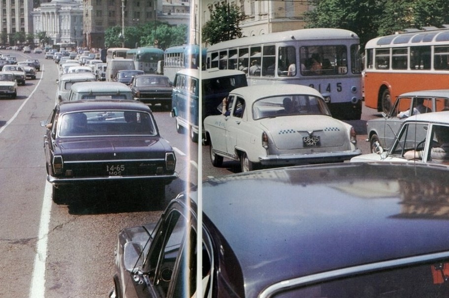 Проспект Маркса, пробка 1977 год