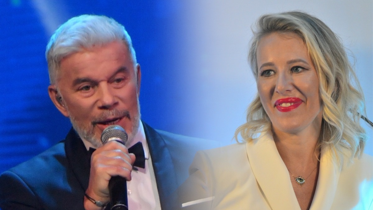    Олег Газманов и Ксения Собчак