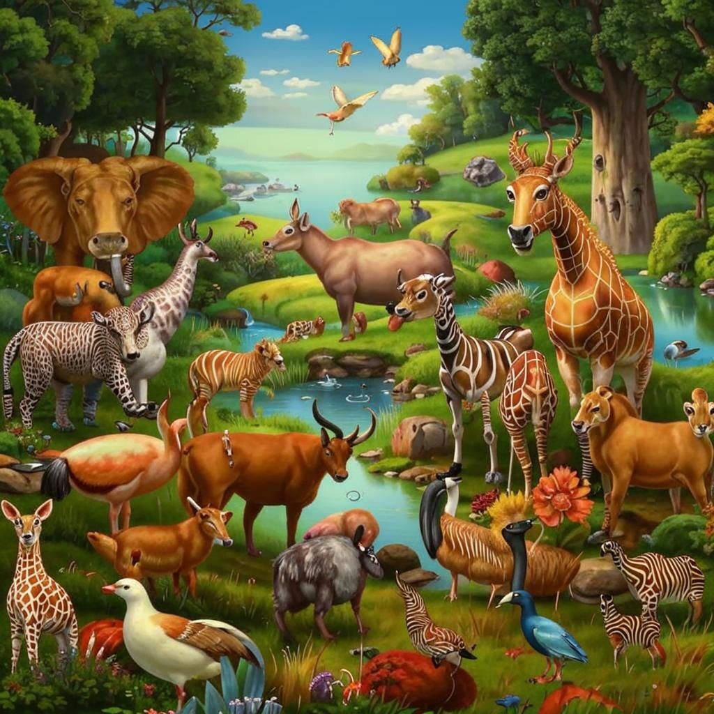 В мире животных.