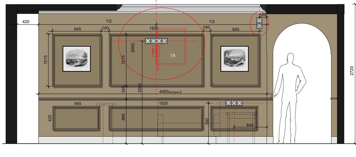 Иллюстрации из архива автора канала. Часть проекта с развеской картин в рамах