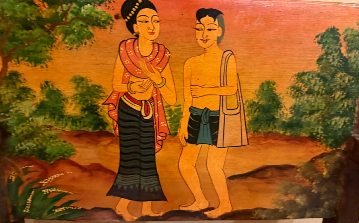 Ланна - традиционная тайская живопись. 