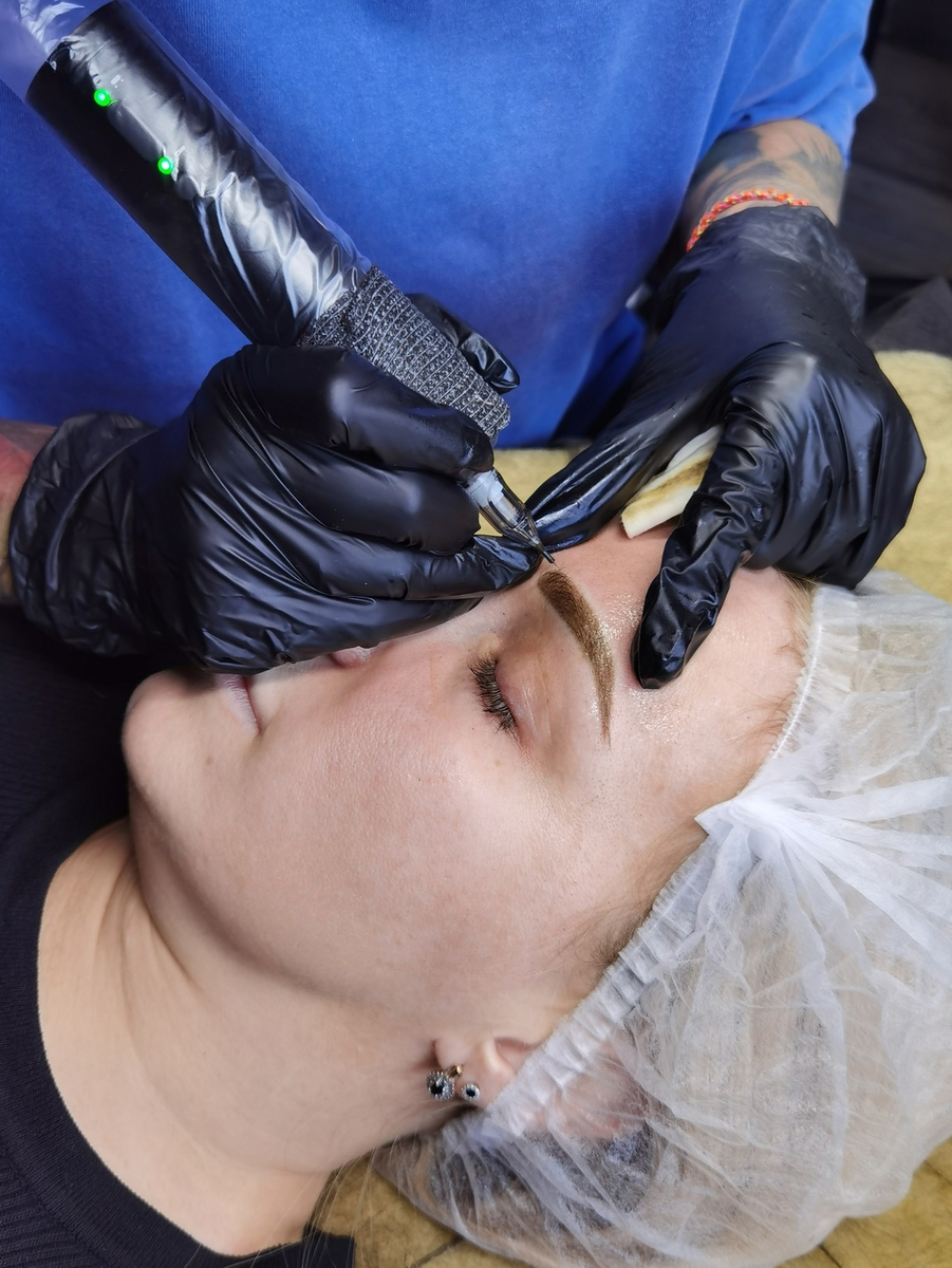 Обучение татуажу в Москве на моделях 