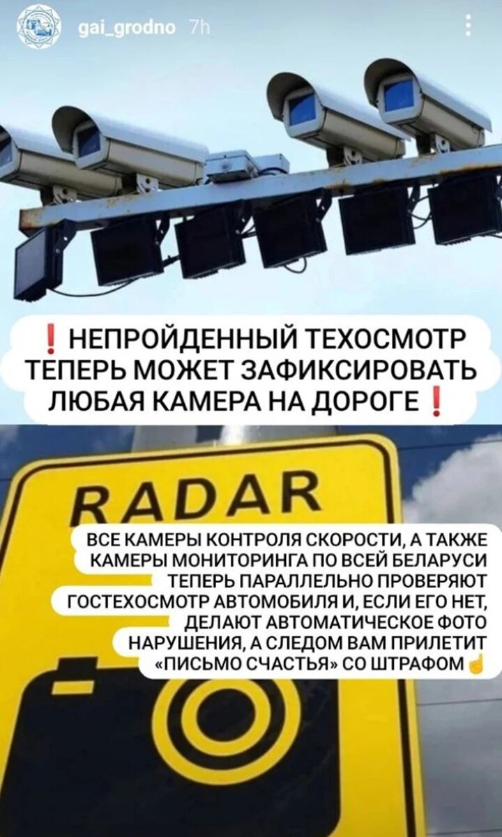    Скриншот: Gai_Grodno / Instagram
