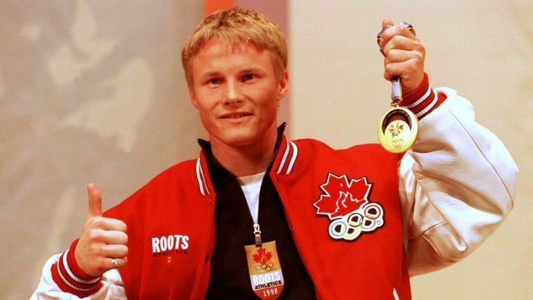 Росс Ребальяти со своей Золотой медалью