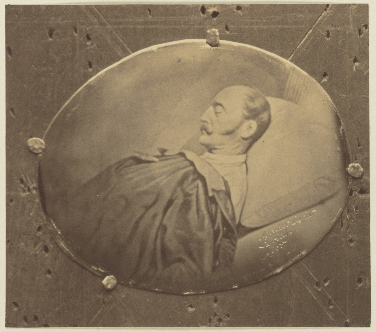 Николай I сразу после кончины. Восстановленный дагерротип из коллекции Королевского фонда Великобритании