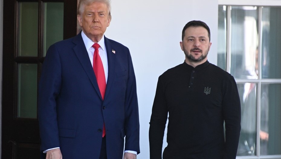    Президент США Дональд Трамп и украинский лидер Владимир Зеленский. Автор фото: Chen Mengtong/China News Service/ТАСС