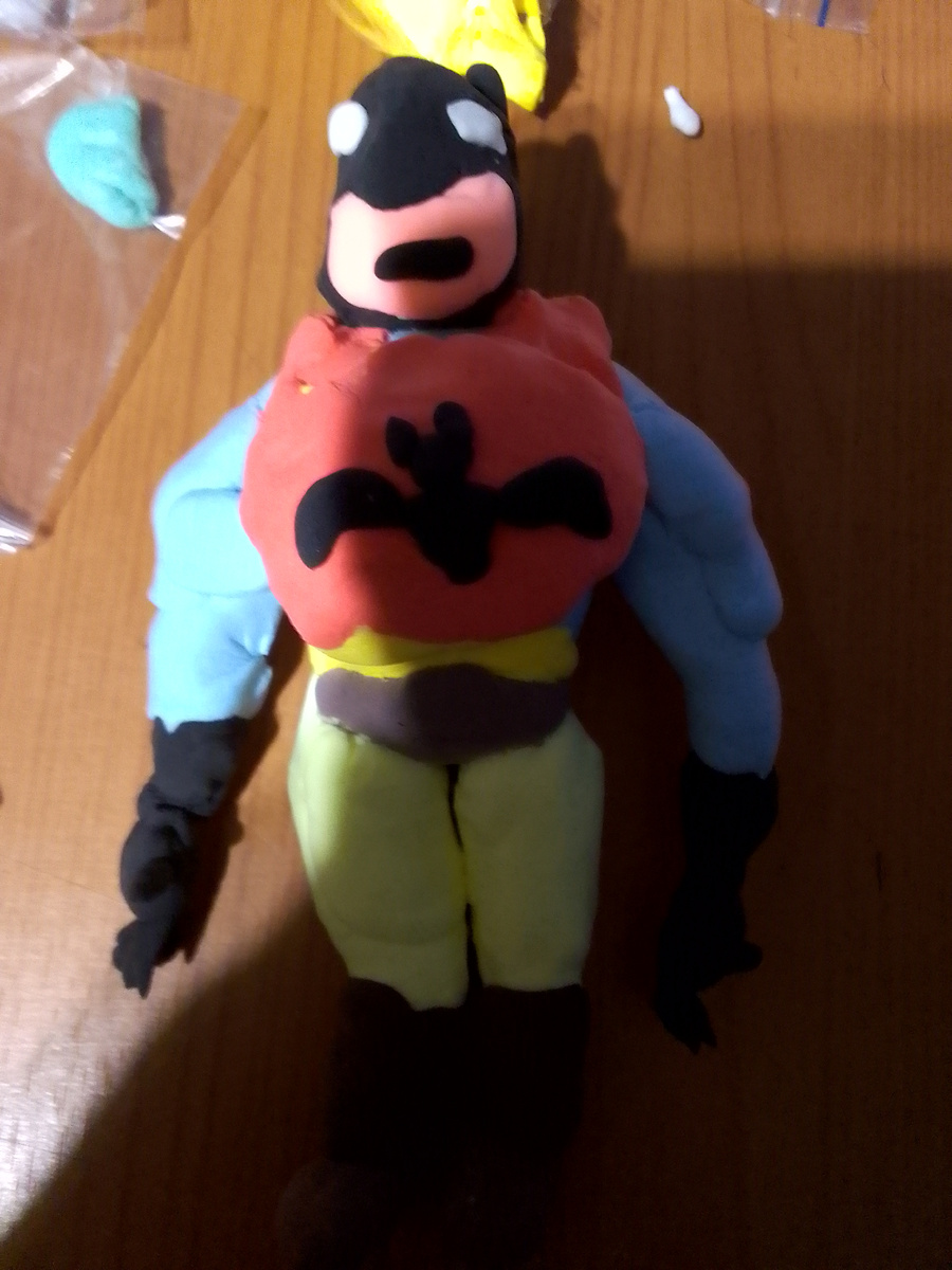 Всем привет сегодня мы будем лепить подводного Бэтмен 