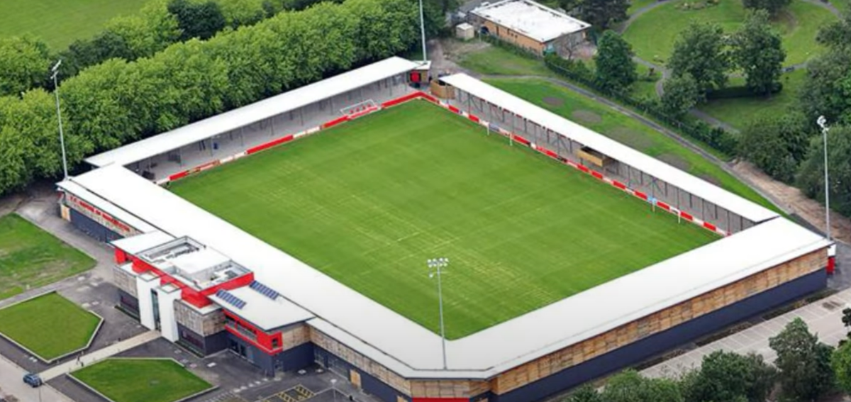 Рисунок 2. Стадион ФК United of Manchester выступающей в 7-о1 лиге страны.