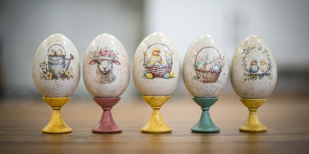 Декупаж яиц, мастер-класс для начинающих