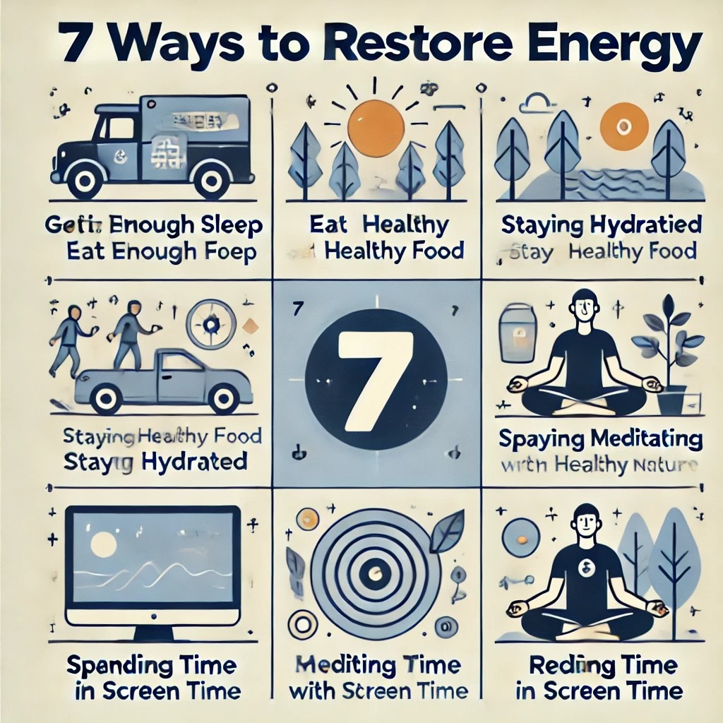 «7 способов восстановить энергию»