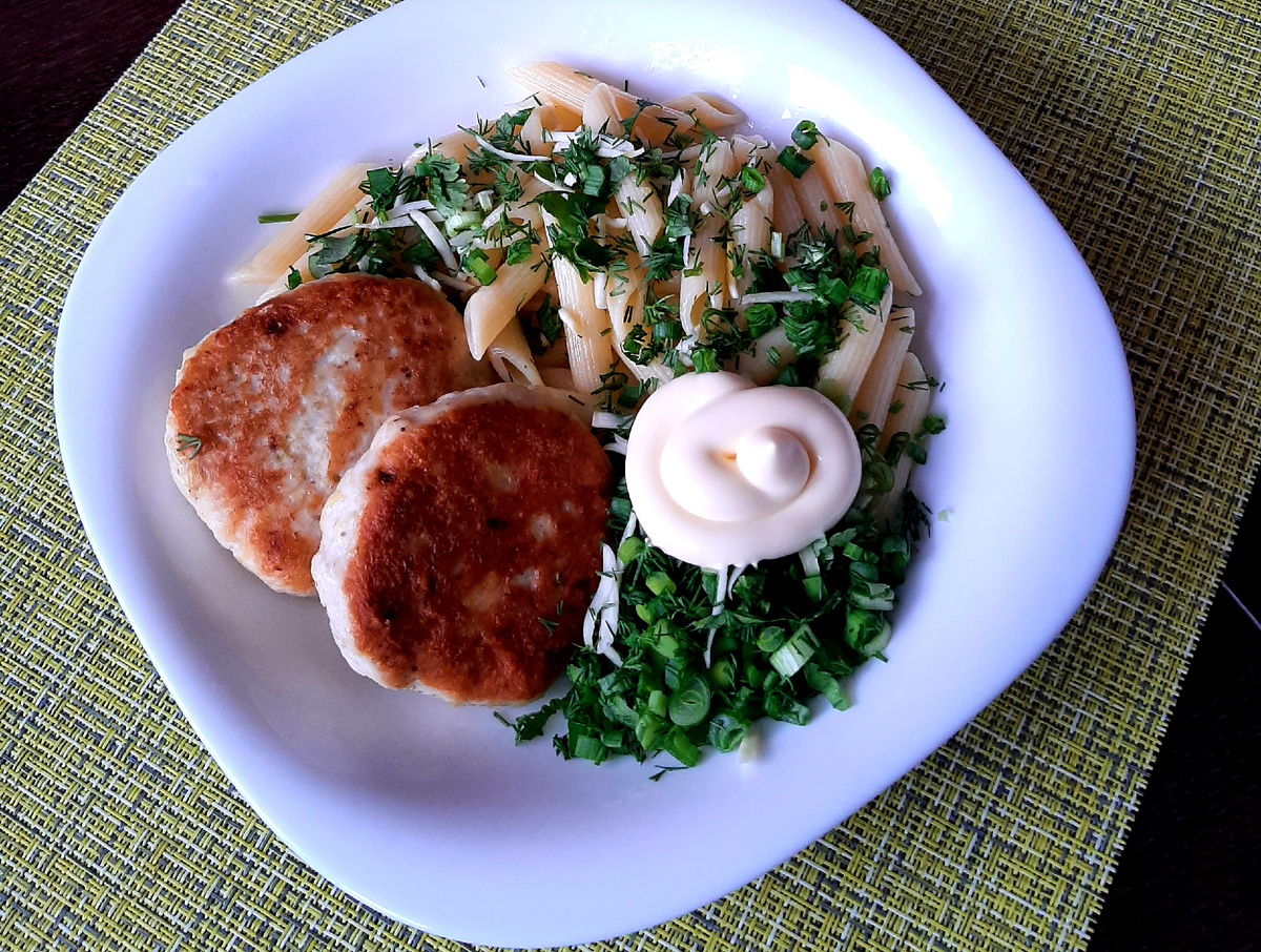 Ленивые зразы с курицей и картофелем 