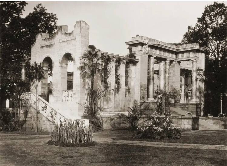 Руины на Ольгинском острове, Санкт-Петербург 19 век