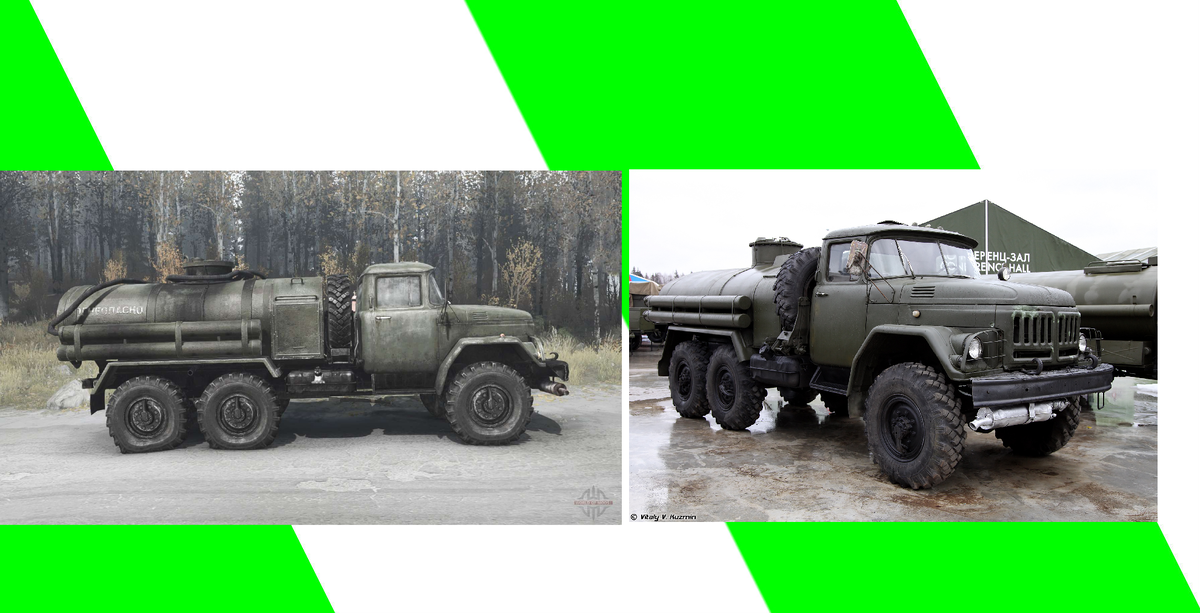 Протоимп модели бензовоза