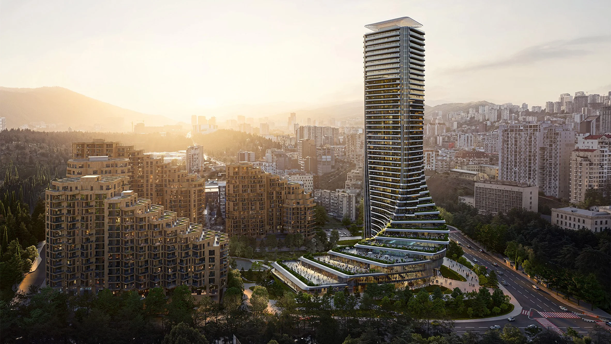 Zaha Hadid Architects представила проект Cityzen Tower в Тбилиси  
