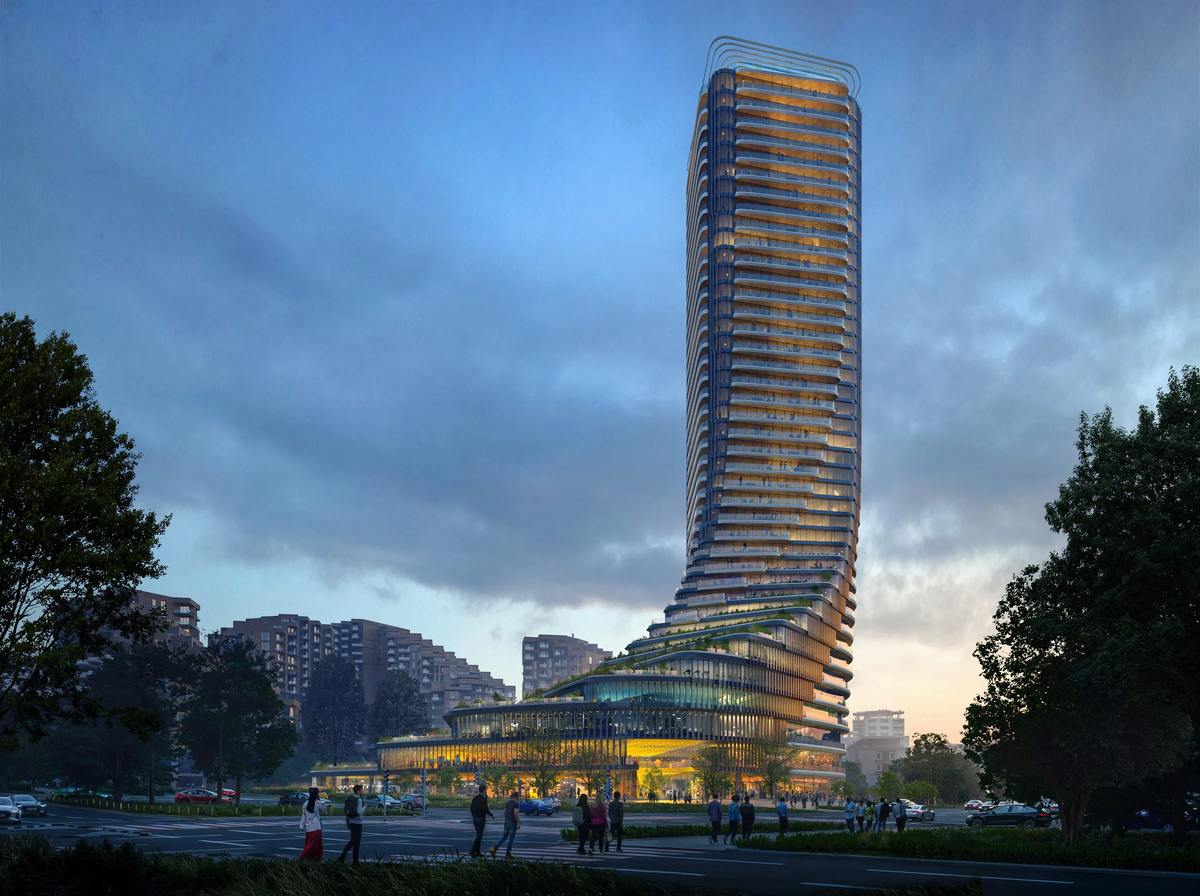 Zaha Hadid Architects представила проект Cityzen Tower в Тбилиси  