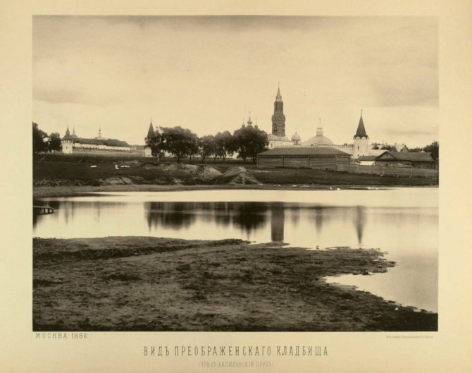 1888 г. из альбомов Н. А. Найдёнова. Впереди - Хапиловский пруд