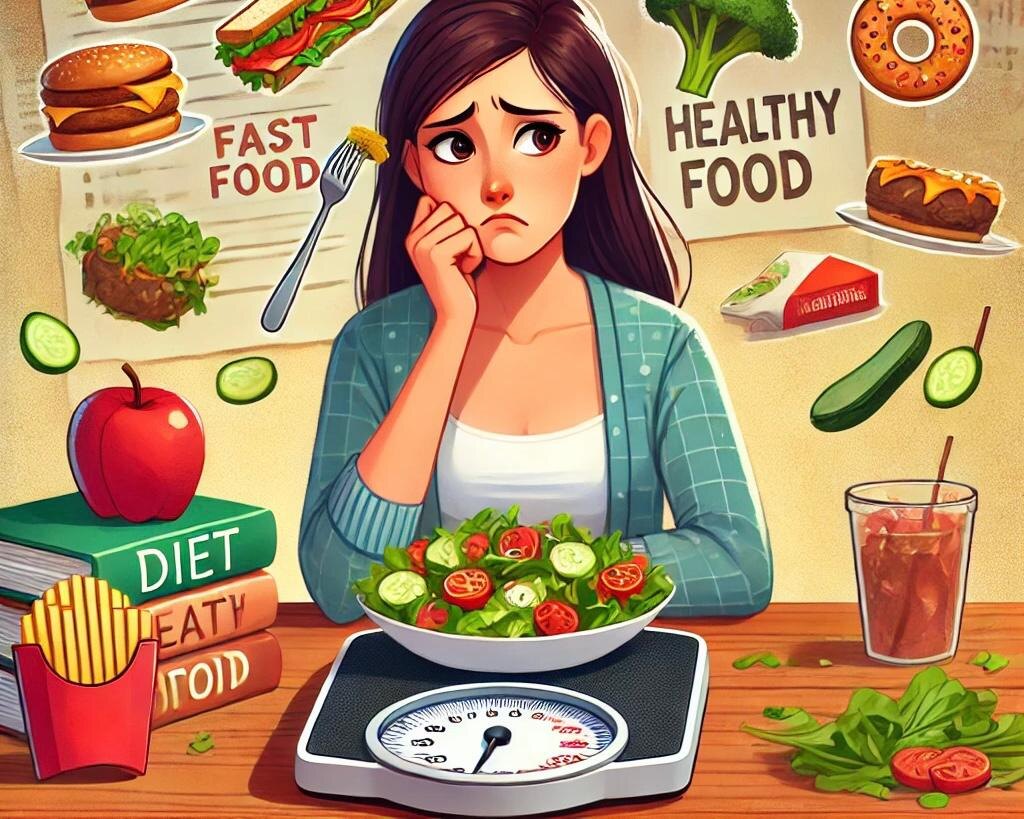 Девушка на диете