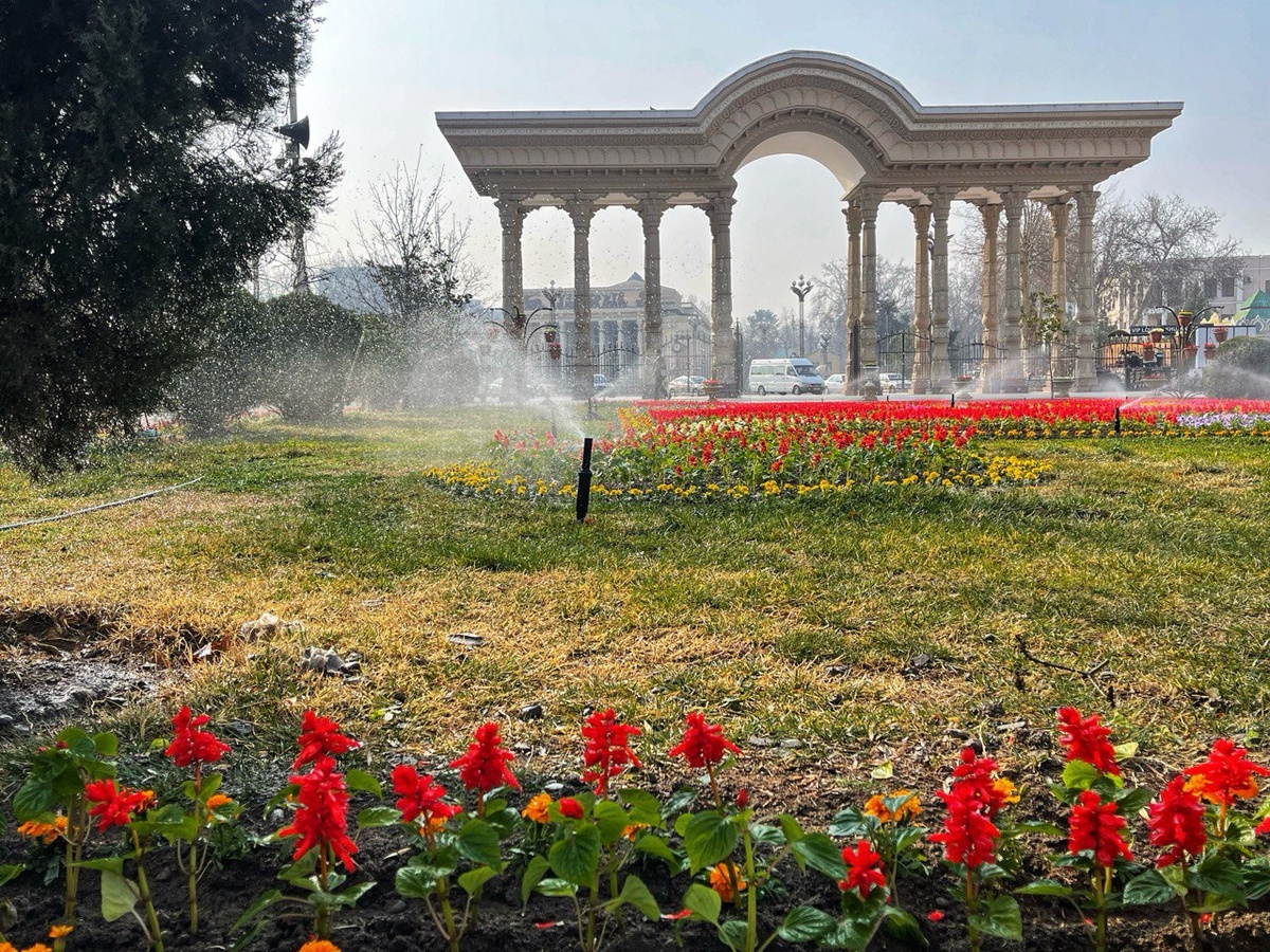 Цветущий Худжанд.