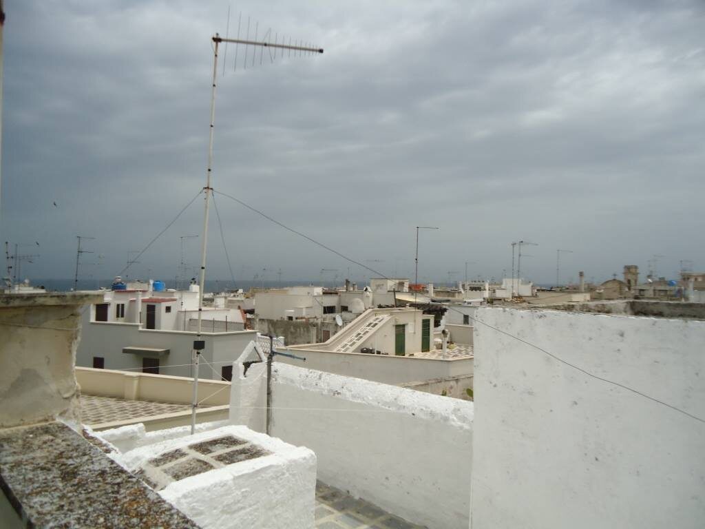 Вид с крыши на соседние дома, которых в XIX веке ещё не было