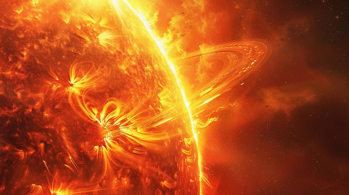 Протуберанцы и солнечные вспышки — это проявления солнечной активности, связанные с динамикой магнитного поля Солнца