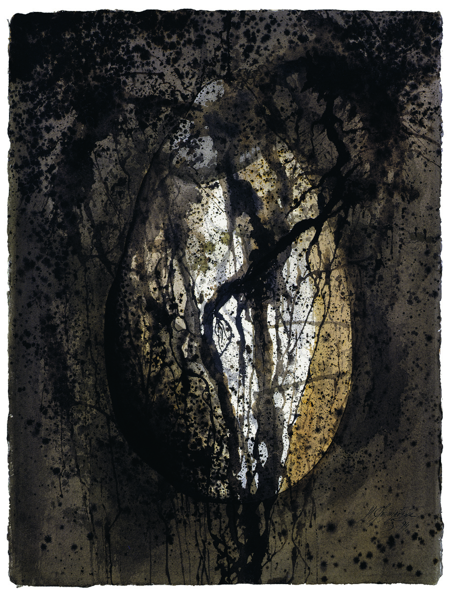 Биосфера. Михаил Шемякин. 1996. Бумага, тушь, акварель