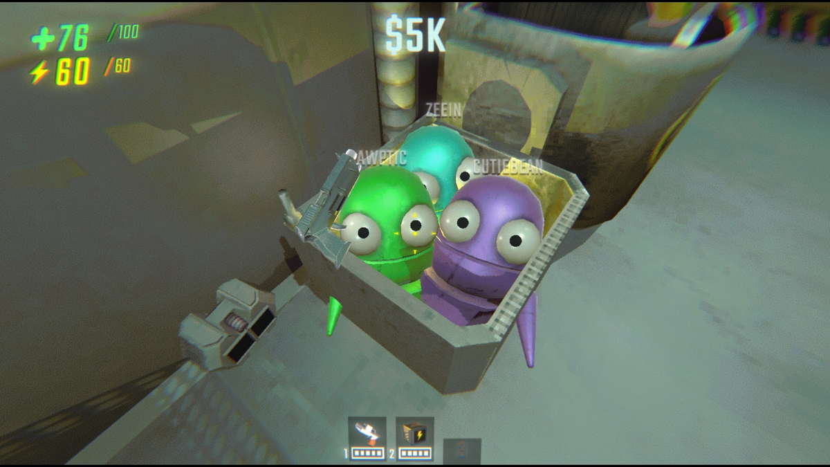 Вы – агенты, которые врываются в дома призраков/монстров, чтобы конфисковать их вещи.              