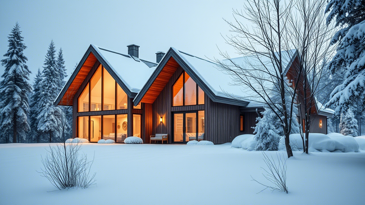 Типичный финский дом: даже в лютый мороз здесь тепло без радиаторов.