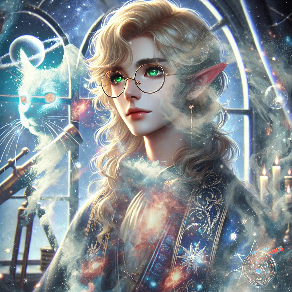 Юный Кайро и КосмоКот моими глазами. В моменте этого диалогоа КосмоКот еще не появился:)