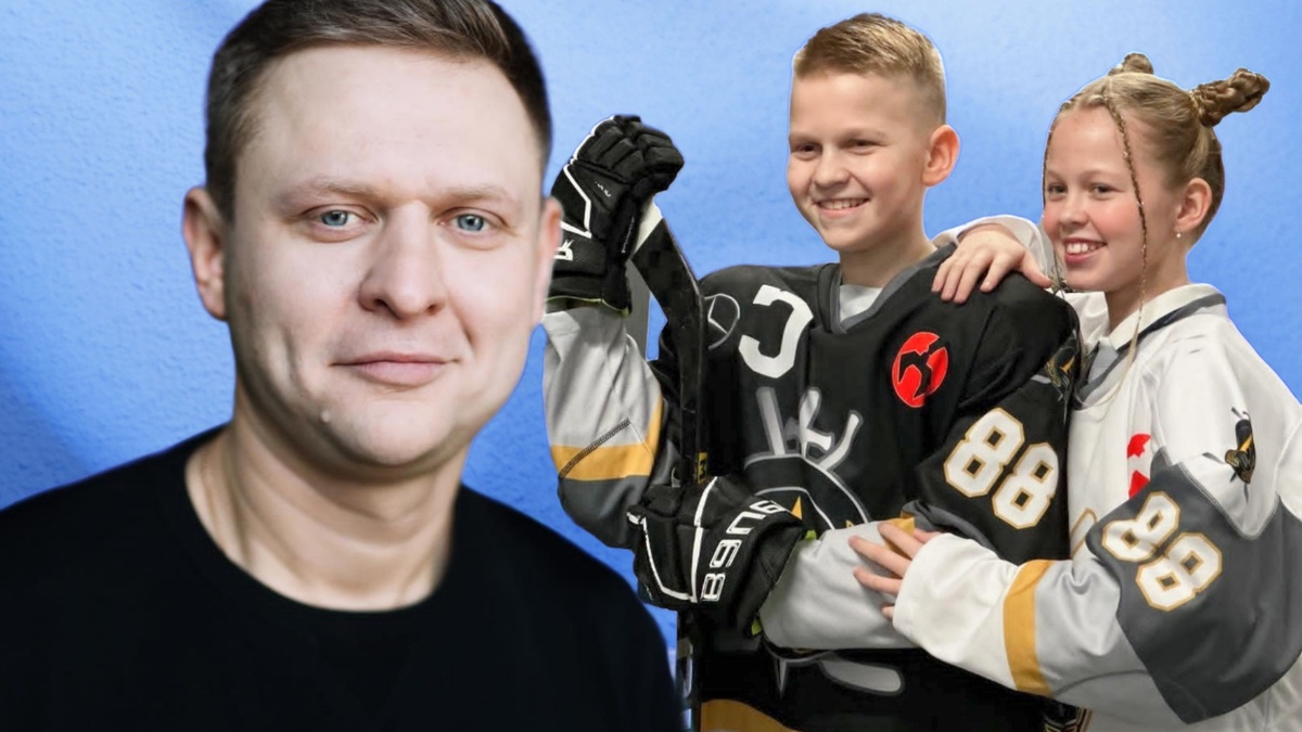 Актер Андрей Гульнев с детьми