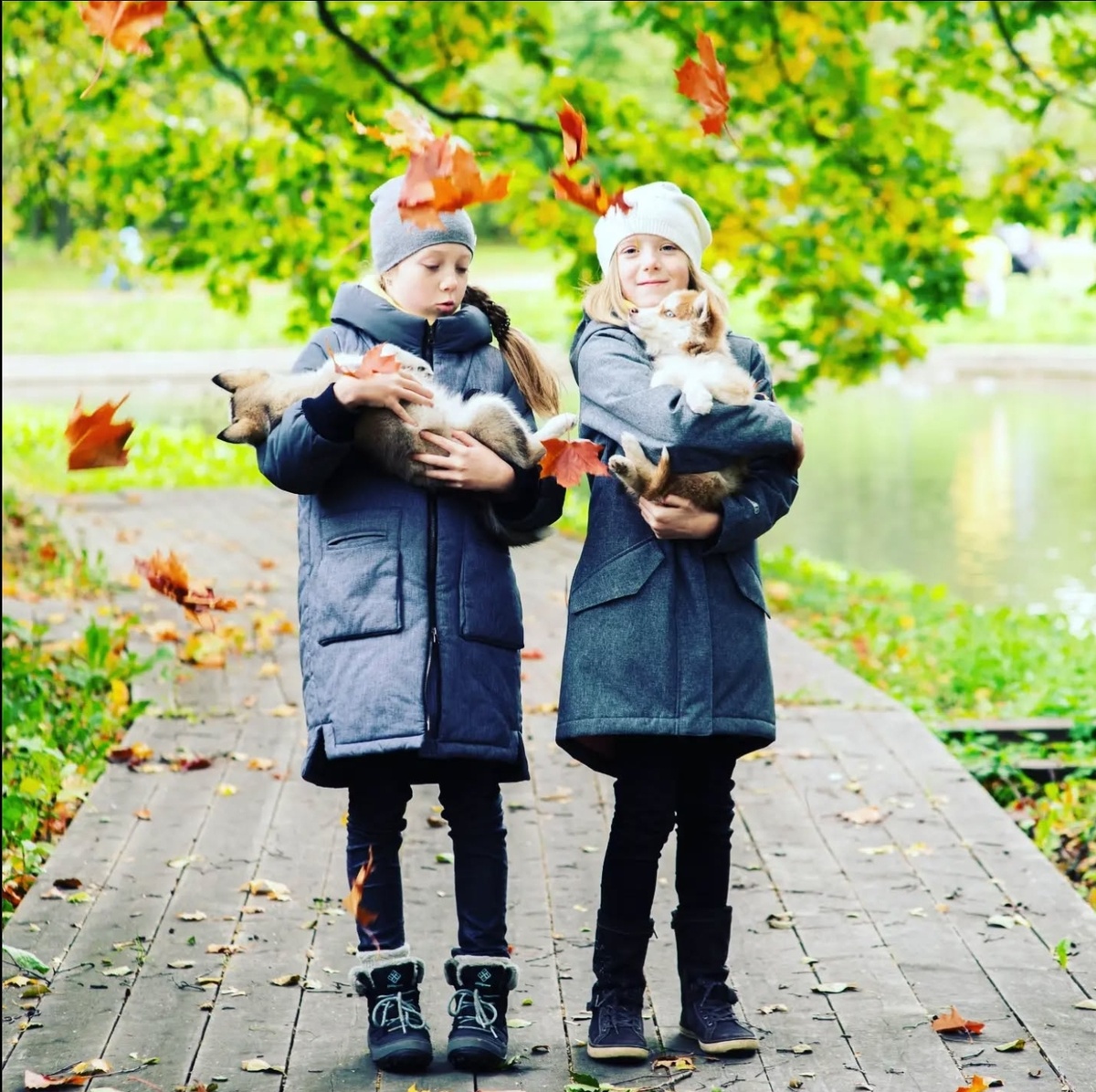 Двойняшки Полина и Анна