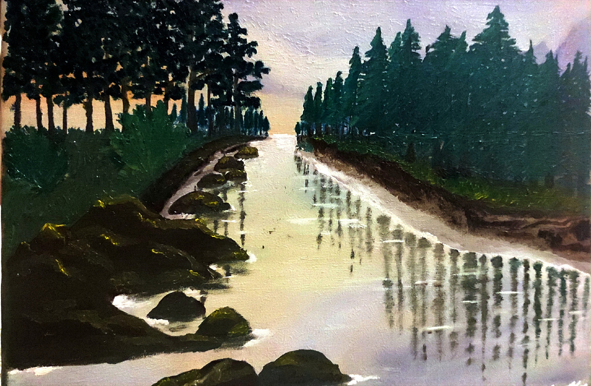 Пока рисовать по уроку у меня не очень получается, поэтому импровизирую 😊