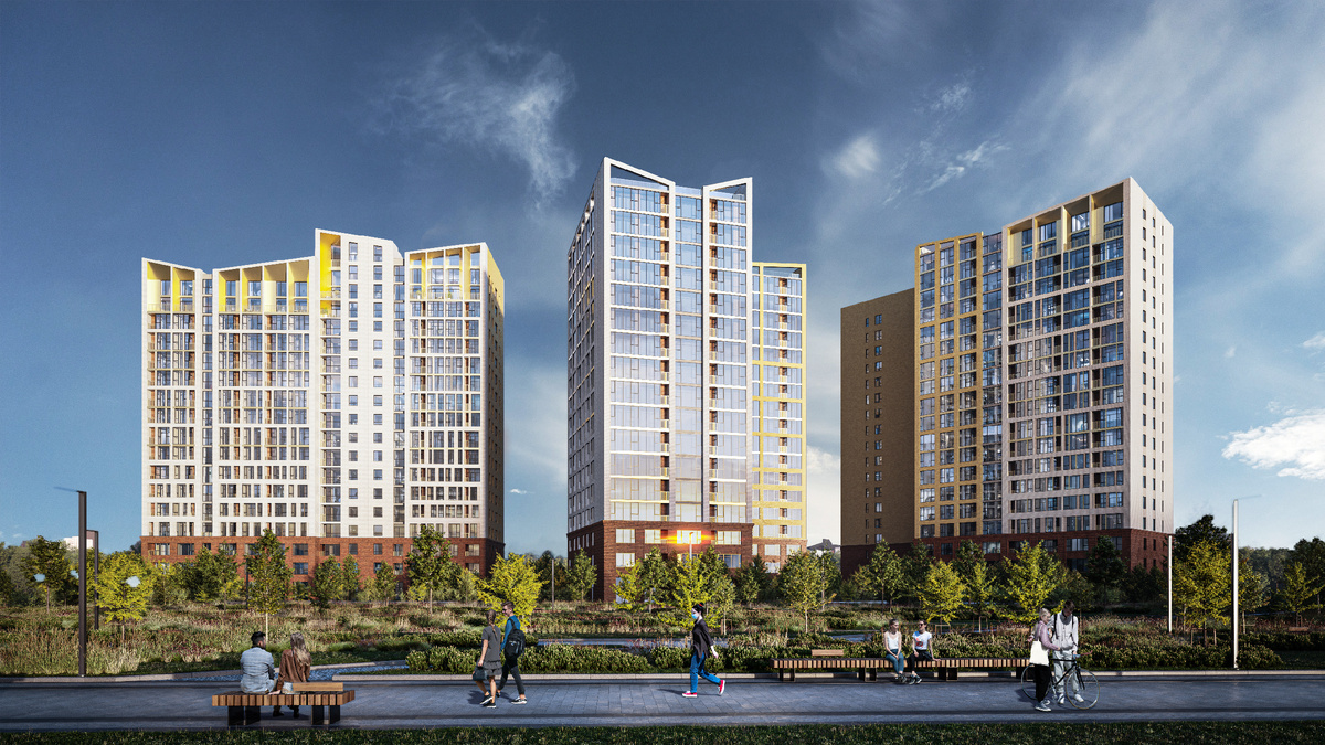 Визуализация ЖК «Нормандия — Неман».